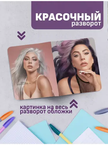 Набор тетрадей Леди Гага
