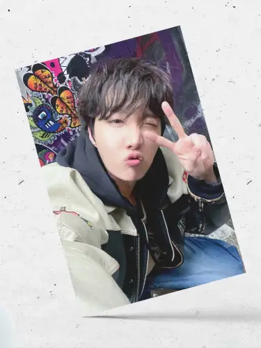 Набор открыток кпоп BTS: J-Hope, 6 шт.