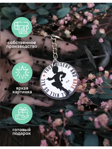 Брелок акриловый My Chemical Romance
