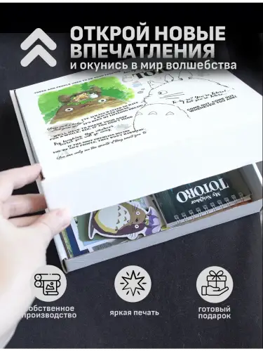 Бокс Хаяо Миядзаки Мой сосед Тоторо, 12 предметов