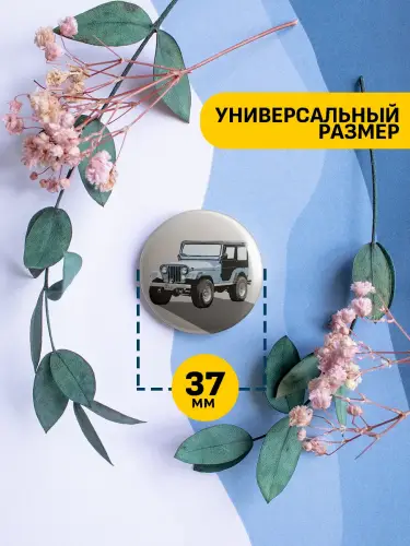 Набор значков Волчонок, 6 шт.