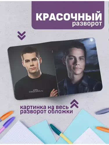 Набор тетрадей Волчонок Стайлз Стилински