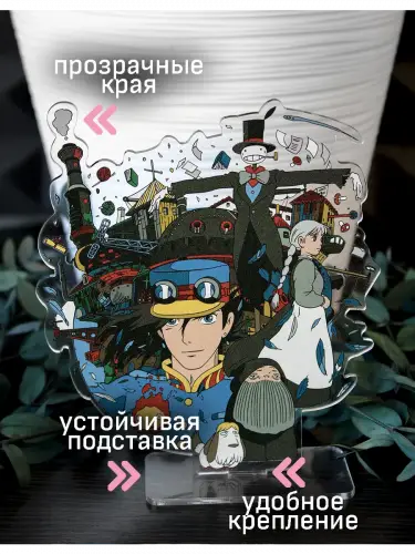 Стенд акриловый Замок Хаула Миядзаки