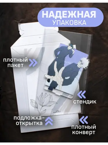 Стенд акриловый Годжо и Гето