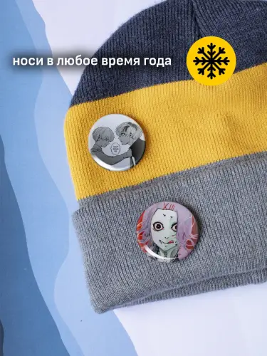 Набор значков Токийский гуль мага, 6 шт.